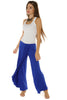 Jersey Pants with Overlay- Blue - Gingerlining (7730404232) (6208663322798)