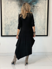 Long Sleeves Total Comfort Dress - Black (4170130325637) (5873935483034)