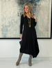Long Sleeves Total Comfort Dress - Black (4170130325637) (5873935483034)