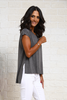 Short Front Long Back Cotton Jersey Tee (6953717465262)