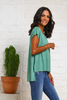 Short Front Long Back Cotton Jersey Tee (6953717465262)