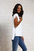 Short Front Long Back Cotton Jersey Tee (6953717465262)