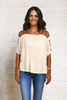 Cutout Shoulder Top With Weaved Straps (6596017750190)