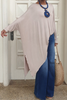 Long Sleeves Asymmetrical Top - Beige (5609691938970)