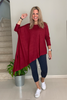Long Sleeves Asymmetrical Top (5609691938970)
