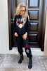Hoodie & Jogger Pants Set - Black / Tiger Bubble & Nour Al Ein (6233560187054)