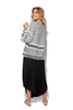 Kuffiyeh Top With V Neck & Bishop Sleeves (7606804021492) (7606822404340)