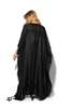 Duniya Black Kakftan With Floral Detailing, A Beaded Neckline & Colorful Tassels (7607392436468)