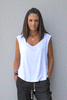 Deep V Neck Cap Sleeves Top (6595236987054) (6595243049134)