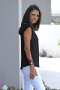 Deep V Neck Cap Sleeves Top (6595236987054) (6595243049134)