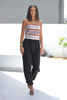Sadu Tube Top Jumpsuit With Side Slits & detachable Straps - Black (6596124967086)