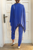 Box Cut Tunic - Royal Blue/ Hajr (6311063224494)