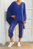 Box Cut Tunic - Royal Blue/ Hajr (6311063224494)