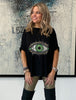 Get It Right Basic Tee- Black / Evil eye (4402457804933)