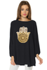 Hamsa Bishop Sleeves Long Top (5736593522842)