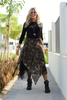 High Low Camo Net Skirt (6069055291566)