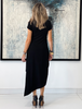 Short Sleeves Total Comfort Dress - Black (4170117021829) (6309227888814)