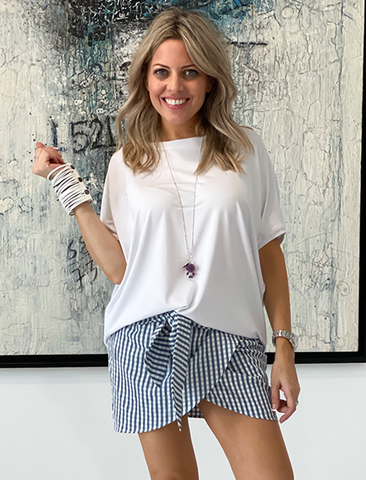 Get It Right Basic Tee- White (4170137108613)