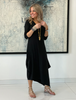 Long Sleeves Total Comfort Dress - Black (4170130325637) (5873935483034)