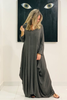Long V-Neck Cotton Dress C (5867070881946)