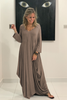 Long V-Neck Cotton Dress C (5867070881946)