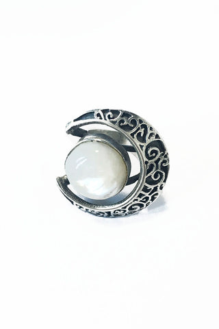 Once in a blue moon ring  – 925 Egyptian sterling Silver - Gingerlining (484223746086)