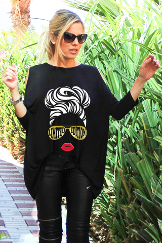 Peek A Boo Top- Black / Limited Edition (6239066620078)