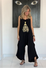 Black Cotton Harem Jumpsuit - Black/Princess (5525294284954)