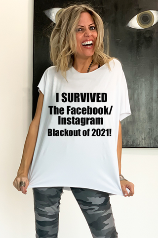 Asymmetrical Tee With Raw Hems/ Facebook Blackout (7389768646830)