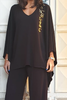 Box Cut Tunic - Black/ Hajr (6193686216878)