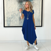 Short Sleeves Round Neck Total Comfort Dress C (6309227888814)