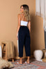 Three-Tone Fusion Button-Down and Tapered Pants Set