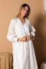 Nile Thin Striped Linen Abaya Set