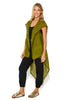 Mystique Sleeveless Kimono - Olive Whimsy