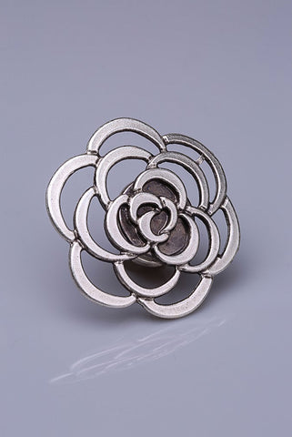 Silver Plated Magnetic Brooch - Kamilia (1649682645036)