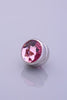 Silver Plated Scarf Magnet - Pink (1649621991468)