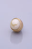 Gold Plated Scarf Magnet - Bright Cream (1649633591340)