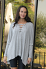 Knit Grommet Poncho Sweater (7521097646324)