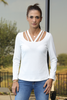 Ribbed Knit Collar Strapped Top (7506156945652) (7506167529716)
