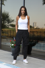 Cargo Jogger Pants With front Accordion Pockets (7519861309684) (7519873728756) (7519874121972)