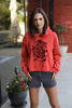 Box Fit Hoodie In French Terry Fabric And A Dragon Print (7534533476596) (7534535999732)
