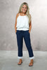 Linen Pants With Lace Cuffs (7321761874094)