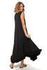 Sleeveless Jalila Cotton Jersey Frill Dress With Round Neckline (7915365728500) (7915650449652) (7915652350196) (7915655758068)