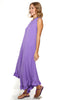 Sleeveless Jalila Cotton Jersey Frill Dress With Round Neckline (7915365728500) (7915650449652) (7915652350196) (7915655758068)