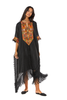 Zoe Kaftan With Chest Embroidery & Fringe Detailing (8055922196724)
