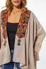 Sama Silk Poncho Kimono With Embroidery Detailing (8059607515380)