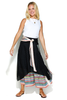 Kafiya Layered Skirt With Tie Belt (7749621350644)