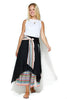 Kafiya Layered Skirt With Tie Belt (7749621350644)