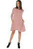 Challi Shirt / Dress - Mauve - Gingerlining (9365434385)