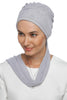 Tulle Multi-way Wrap Turban - Grey (1365599387692)